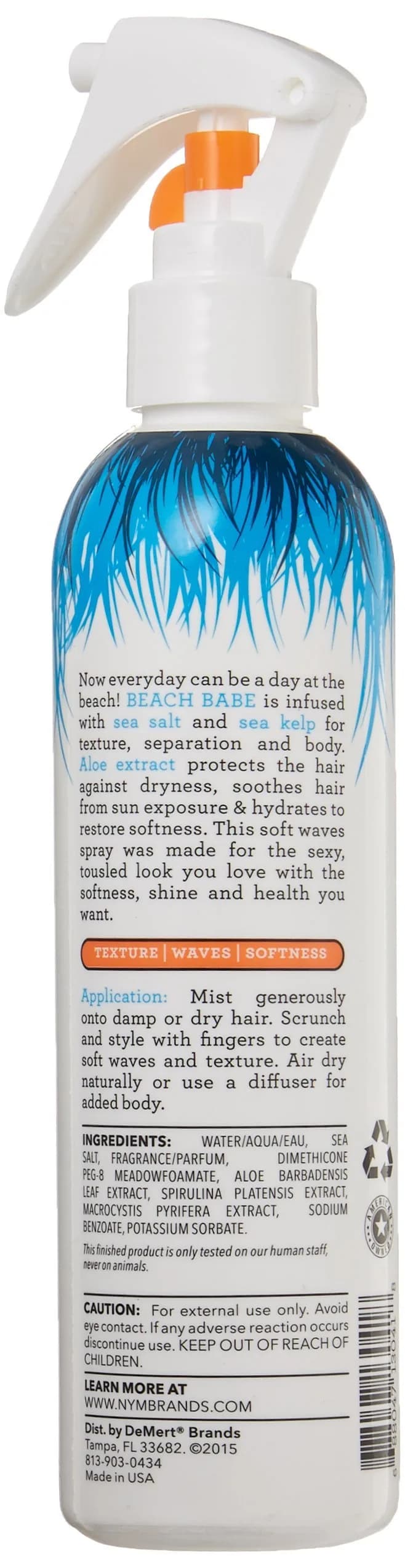 Not Your Mother's Beach Babe Soft Waves Sea Salt Spray 237ml (8 Fl Oz) | Tropical Banana Scent - view 2