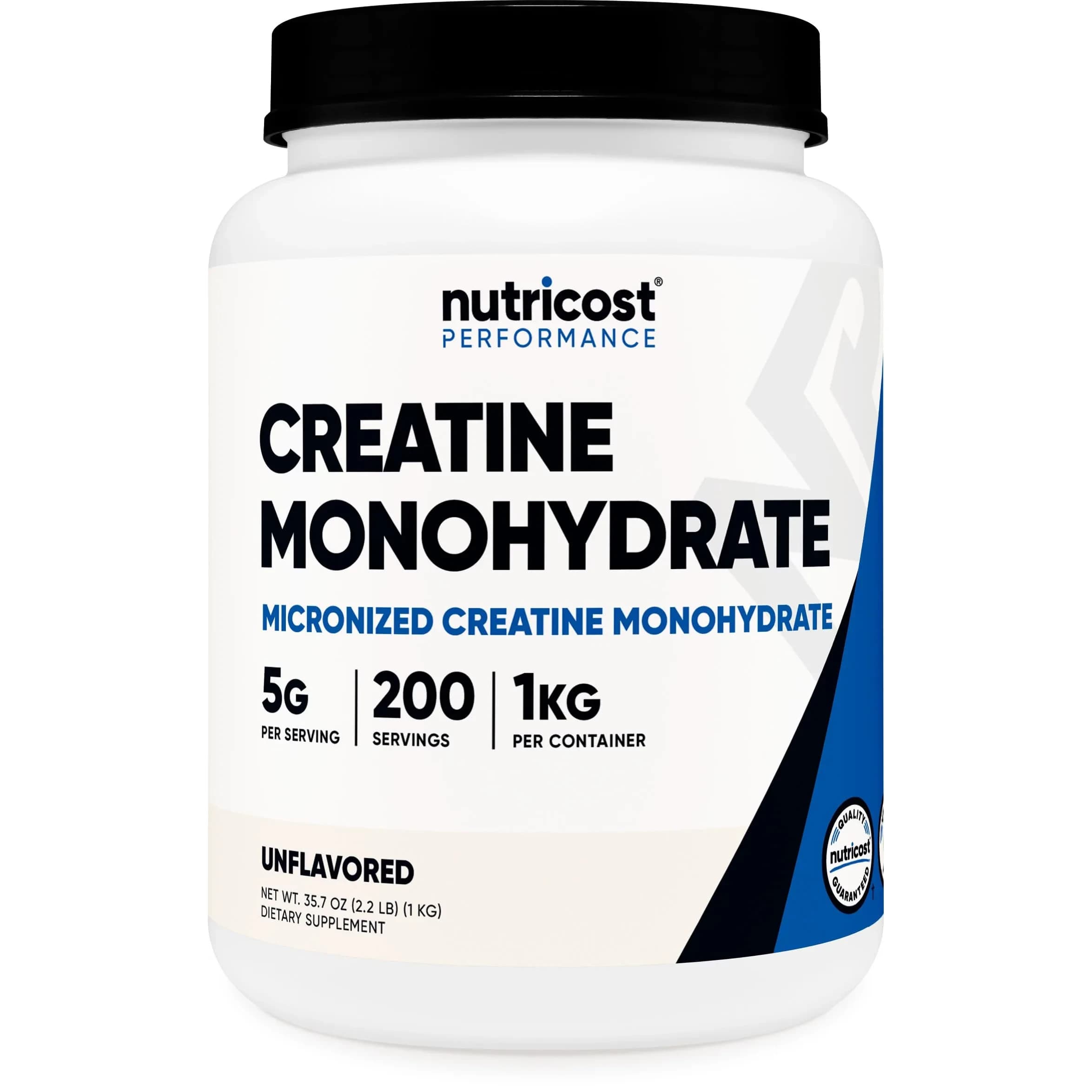 Nutricost Creatine Monohydrate Micronized Powder 1 KG (2.2 LB) | High Protein Nutritional Supplement