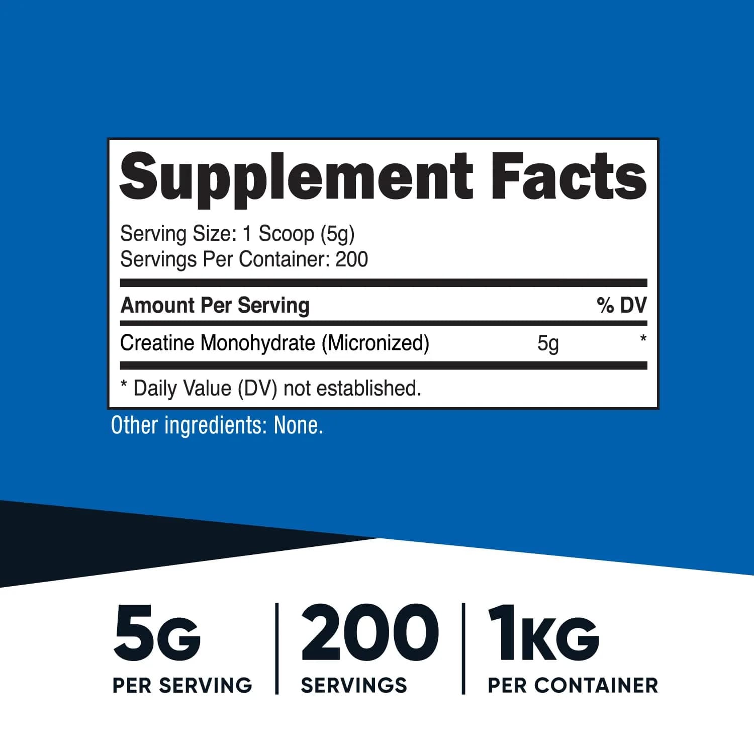 Nutricost Creatine Monohydrate Micronized Powder 1 KG (2.2 LB) | High Protein Nutritional Supplement - view 2