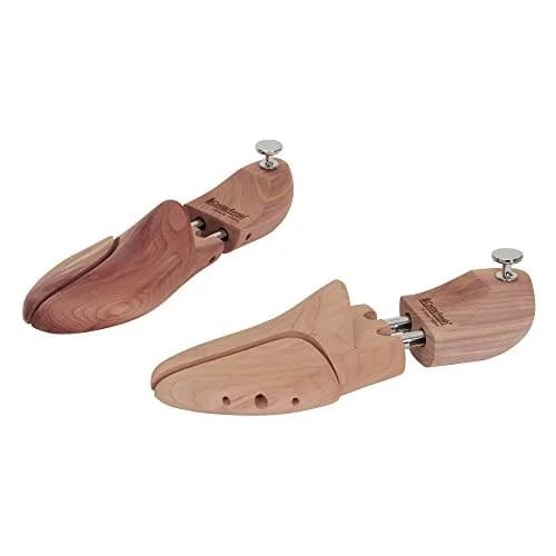 Household Essentials CedarFresh Men's Premium Red Cedar Shoe Tree - Med(US)/Small (EU) | Odor Control & Shape Preservation thumbnail 1