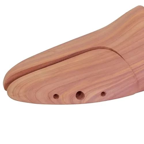 Household Essentials CedarFresh Men's Premium Red Cedar Shoe Tree - Med(US)/Small (EU) | Odor Control & Shape Preservation thumbnail 3
