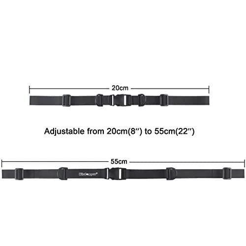 Wisdompro Heavy Duty Backpack Chest Strap, Black | Adjustable Webbing for Outdoor Use thumbnail 3
