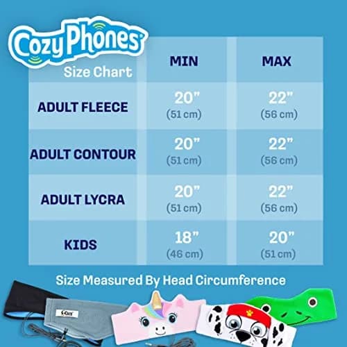 CozyPhones Kids Over The Ear Headphones - Volume Limited, Soft Fleece Headband, Panda thumbnail 6