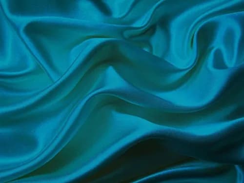 MK Home Full Size Satin Sheet Set | Silky, Deep Pocket, Turquoise, Machine Washable thumbnail 1