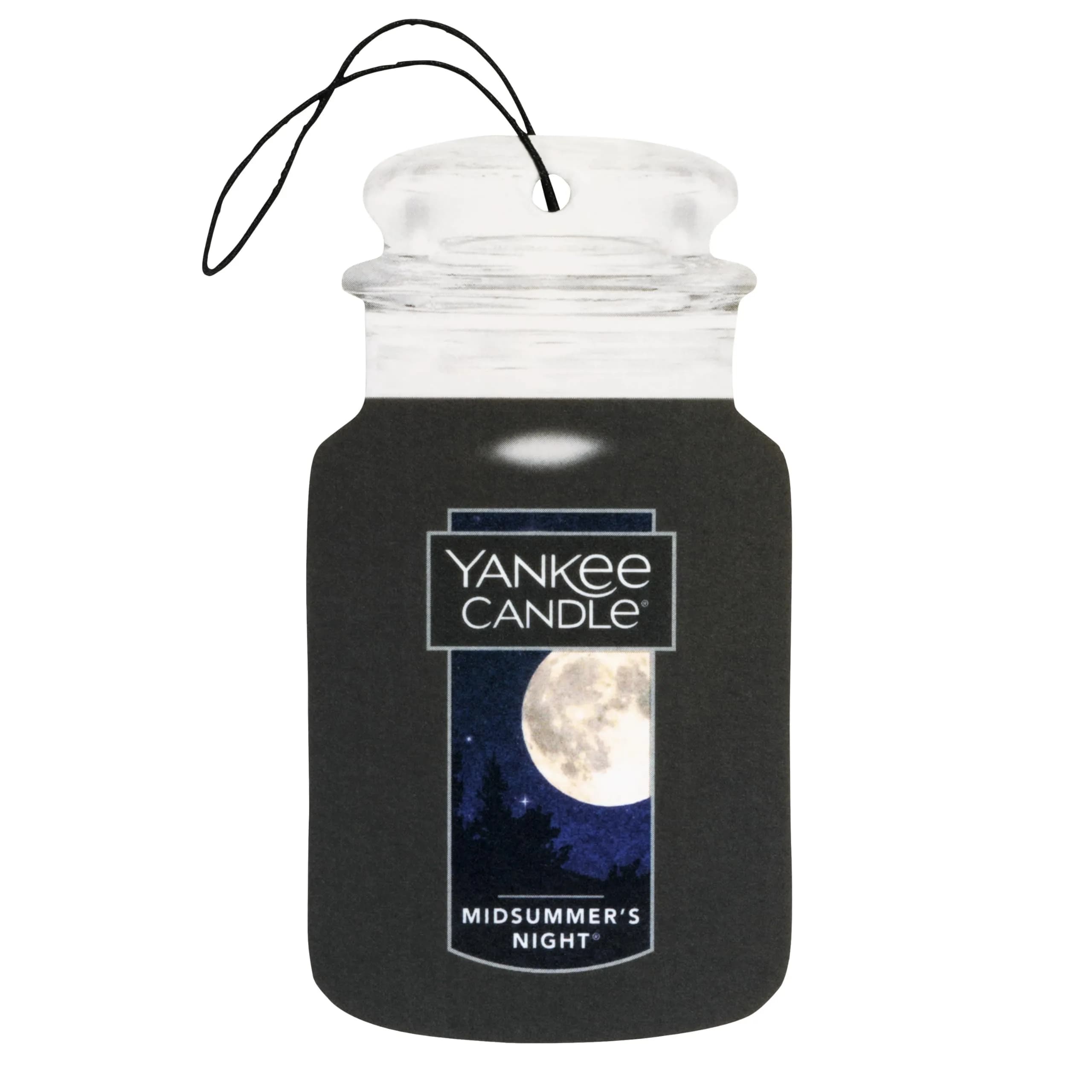 Yankee Candle Midsummer's Night Paper Car Jar Air Freshener | 1 Count (Pack of 1) - main product image