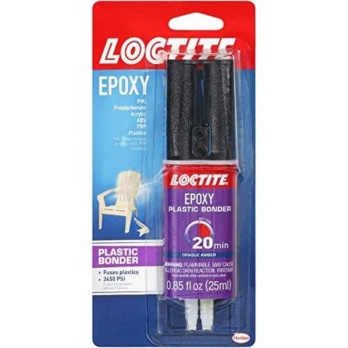 Loctite Plastic Bonder Syringe 25ml (0.85 fl oz) 8-Pack | Fuses Plastics for Strong, Rigid Bonds thumbnail 1