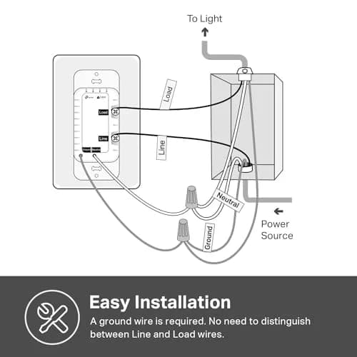Kasa Smart HS200 Single-Pole Light Switch, 15A 120V | Control Lights Remotely via Wi-Fi & Voice thumbnail 7