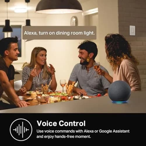 Kasa Smart HS200 Single-Pole Light Switch, 15A 120V | Control Lights Remotely via Wi-Fi & Voice thumbnail 3