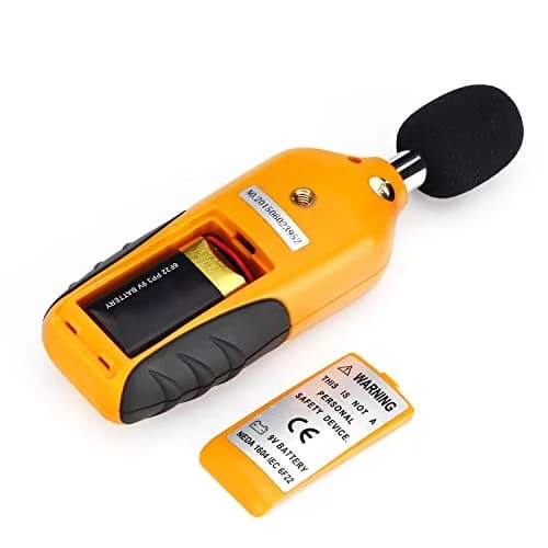 RISEPRO Digital Sound Level Meter 30-130 dB | 107g (3.77 oz) with Carrying Pouch thumbnail 3