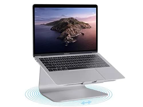 Rain Design mStand Laptop Stand Space Gray mStand360 | Raises Laptop to Eye Level for Better Ergonomics thumbnail 2