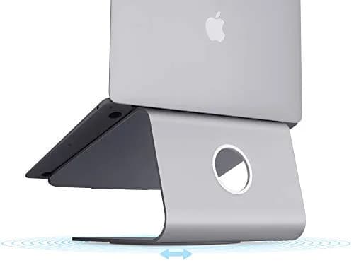 Rain Design mStand Laptop Stand Space Gray mStand360 | Raises Laptop to Eye Level for Better Ergonomics thumbnail 3
