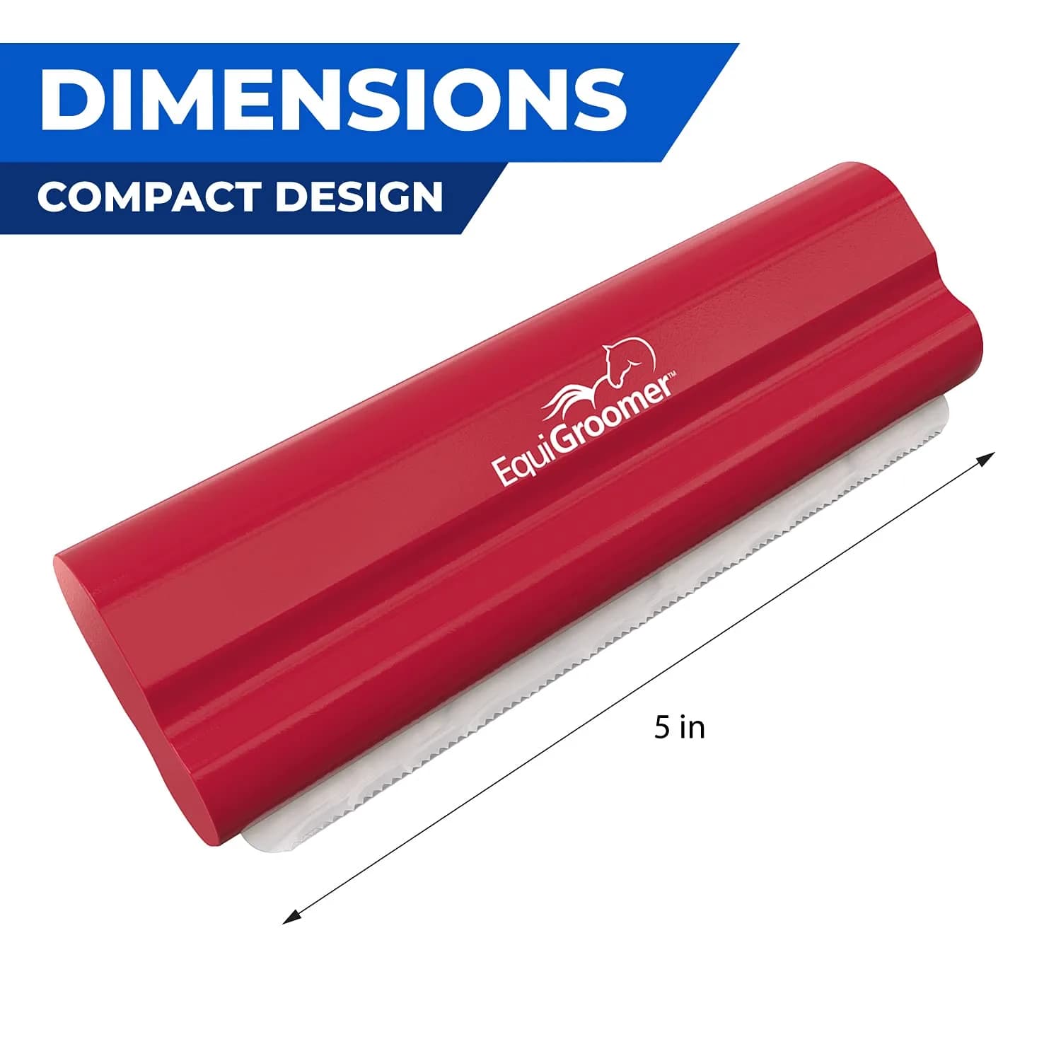 EquiGroomer 5-Inch Red Undercoat Deshedding Brush for Dogs & Cats - view 3