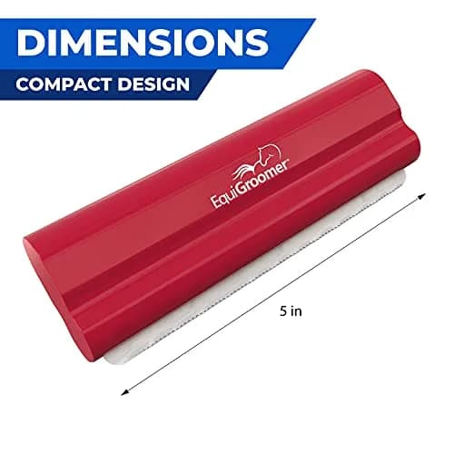 EquiGroomer 5-Inch Undercoat Deshedding Brush for Dogs & Cats, Red | Removes Loose Fur & Undercoat thumbnail 3