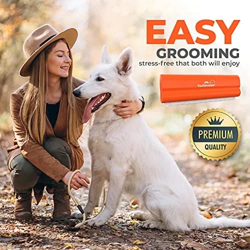 EquiGroomer 5-Inch Undercoat Deshedding Brush for Dogs & Cats, Orange | Reduces Shedding Up to 95% thumbnail 8