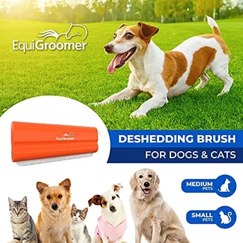 EquiGroomer 5-Inch Undercoat Deshedding Brush for Dogs & Cats, Orange | Reduces Shedding Up to 95% thumbnail 2