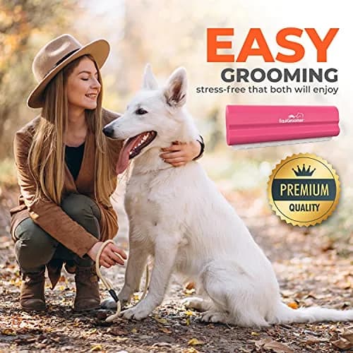 EquiGroomer 5-Inch Undercoat Deshedding Brush for Dogs & Cats, Pink | Reduces Shedding Up to 95% with Wave Blade thumbnail 8