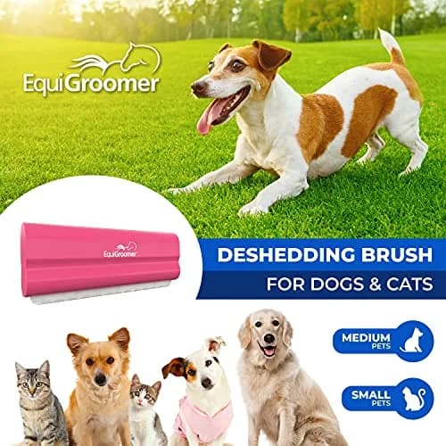 EquiGroomer 5-Inch Undercoat Deshedding Brush for Dogs & Cats, Pink | Reduces Shedding Up to 95% with Wave Blade thumbnail 2
