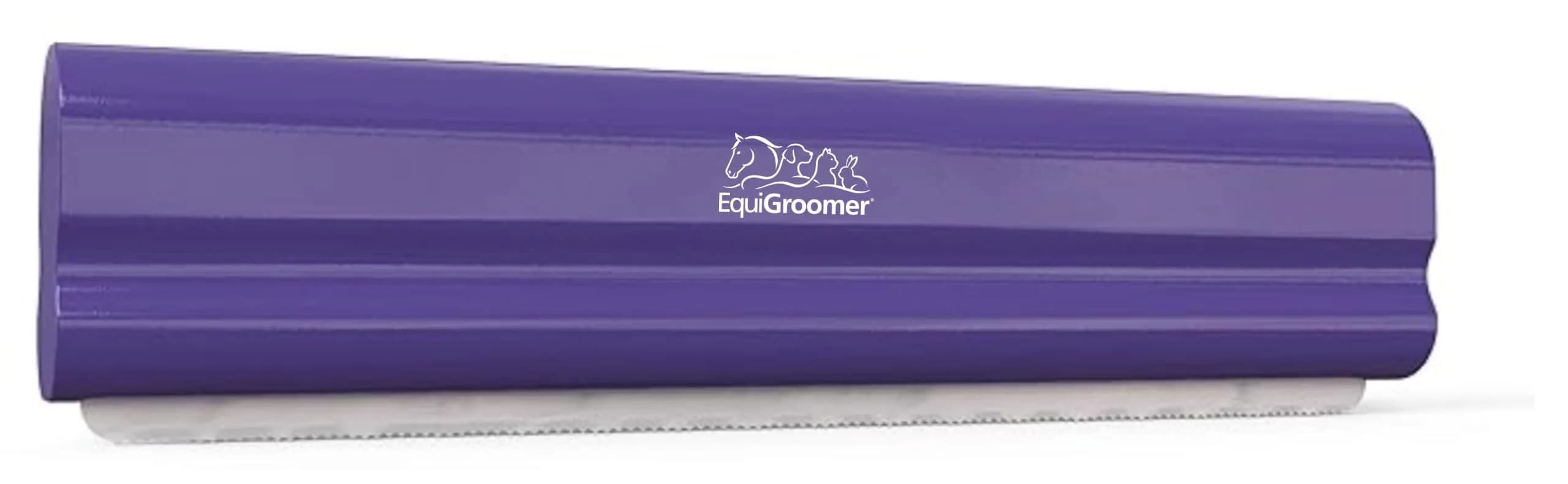 EquiGroomer 8-Inch Deshedding Brush for Dogs & Horses | Heavy Coat Shedding Tool, Purple