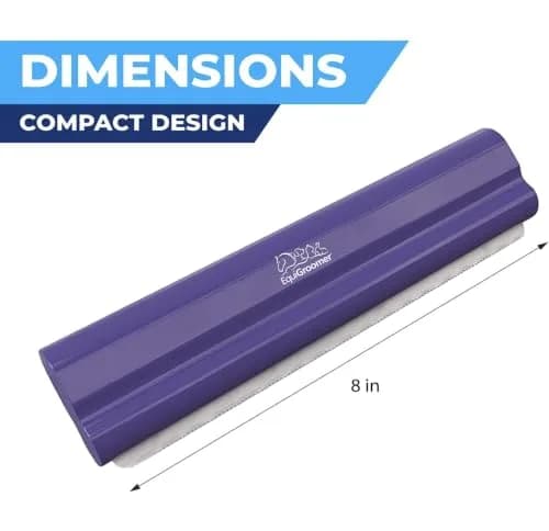 EquiGroomer 8-Inch Deshedding Brush for Dogs & Horses | Heavy Coat Shedding Tool, Purple thumbnail 4