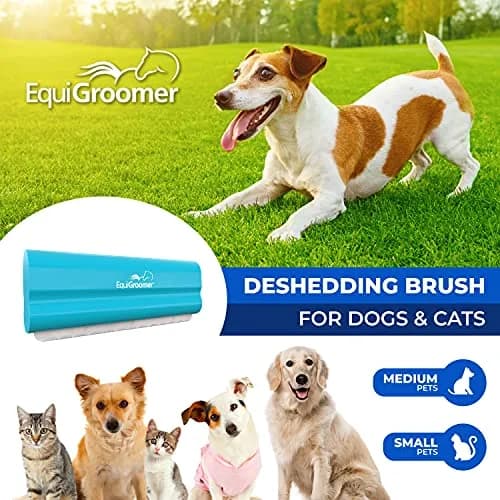EquiGroomer 5-Inch Undercoat Deshedding Brush for Dogs & Cats, Turquoise | Reduces Shedding Up to 95% for All Coat Types thumbnail 2
