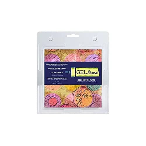 Gel Press Gel Plate 6" x 6" | Durable Reusable Art Craft Tool (70-120c) thumbnail 1