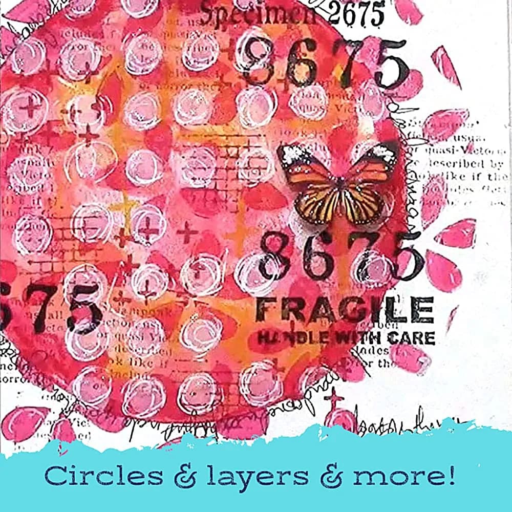 Gel Press 8" Round Monoprinting Gelli Plate for Unique Art Prints - view 3