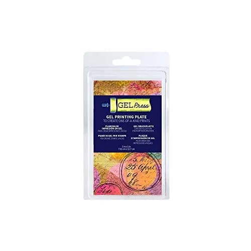 Gel Press Gel Plate 3"x5" | Versatile Art & Craft Tool for Printmaking & Mixed Media thumbnail 1