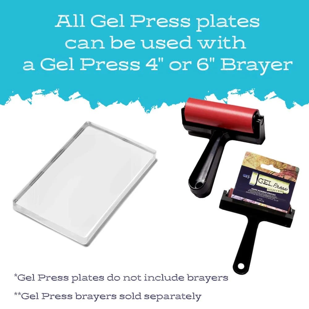 Gel Press Monoprinting Gelli Plate 5" x 7" | Unique Original Prints in Seconds - view 6