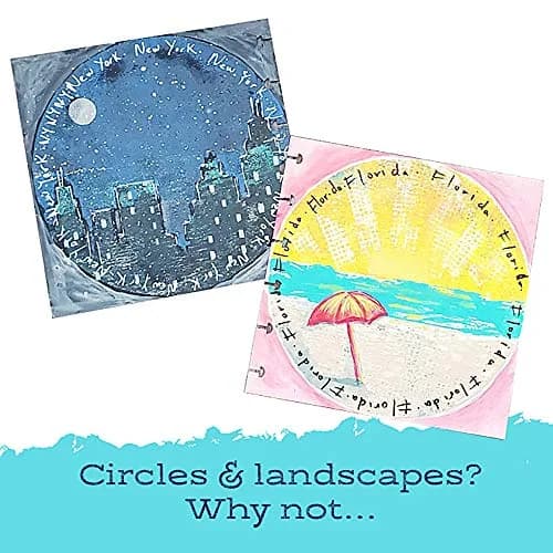 Gel Press 6" Round Gel Printing Plate | Non-Toxic, Latex-Free, Reusable Art Tool thumbnail 3