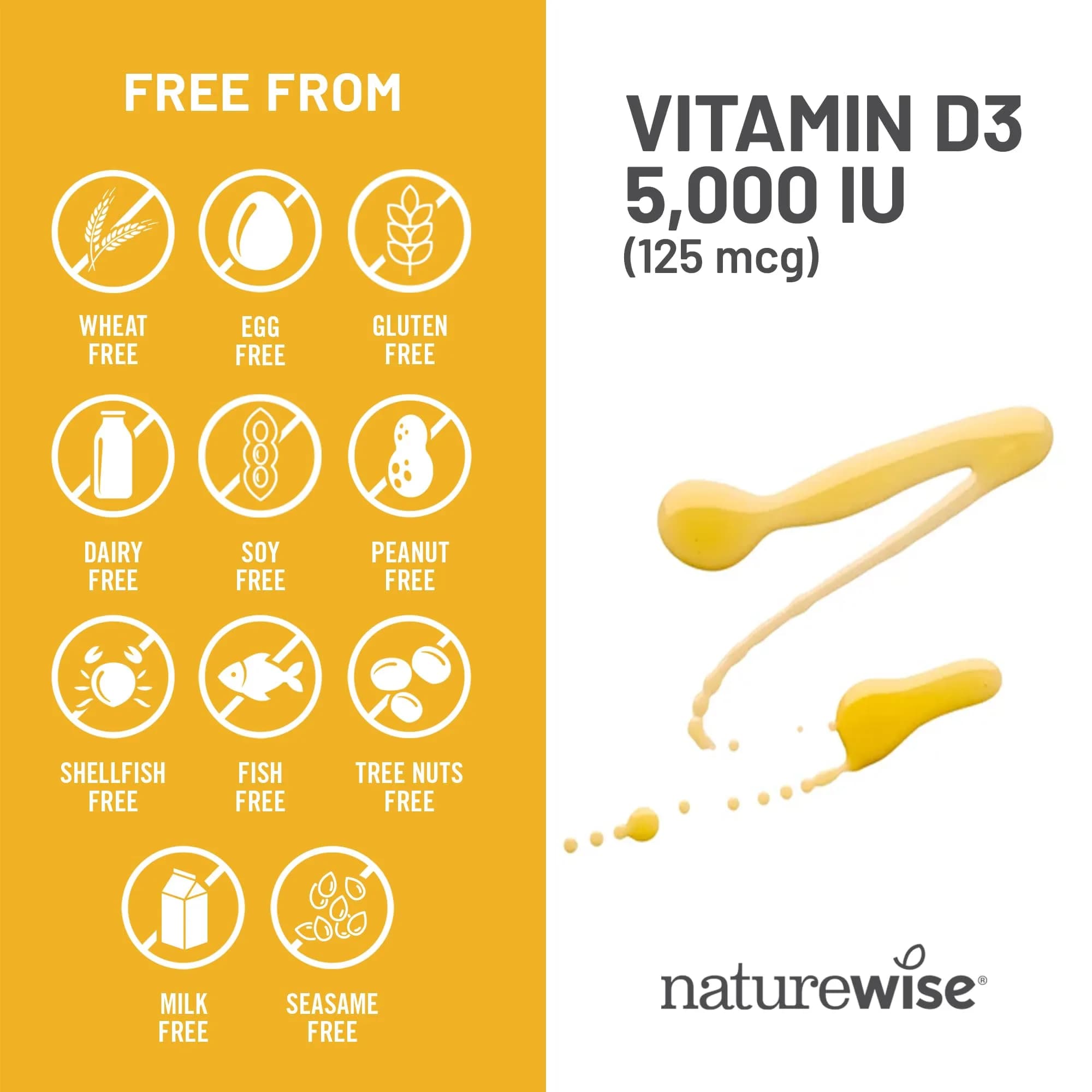 NatureWise Vitamin D3 5000iu Mini Softgels (90 Count) | Enhanced Immune and Bone Support - view 9