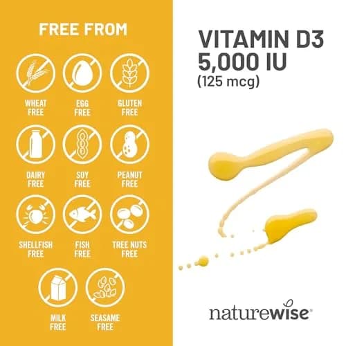 NatureWise Vitamin D3 5000IU Supplement 90 Mini Softgels | Immune, Bone & Muscle Support thumbnail 9