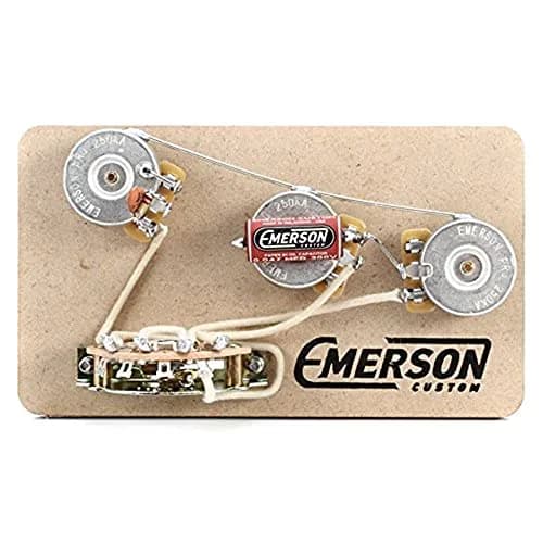 Emerson Custom 5-Way Blender Prewired Kit for Fender Stratocasters - 250Kohm Pots | Premium Guitar Tone Control thumbnail 1