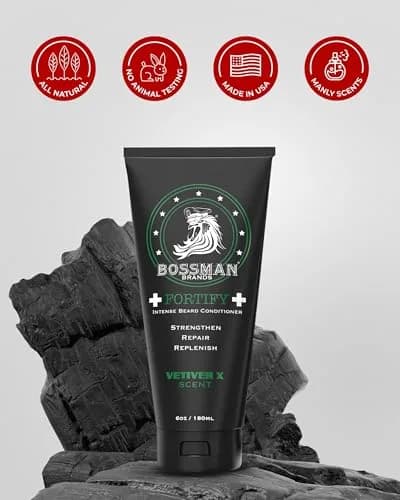 Bossman Beard Conditioner Variety Pack 36 Fl Oz (6x6 Fl Oz) | Intense Hydration for Coarse, Dry Beards thumbnail 5