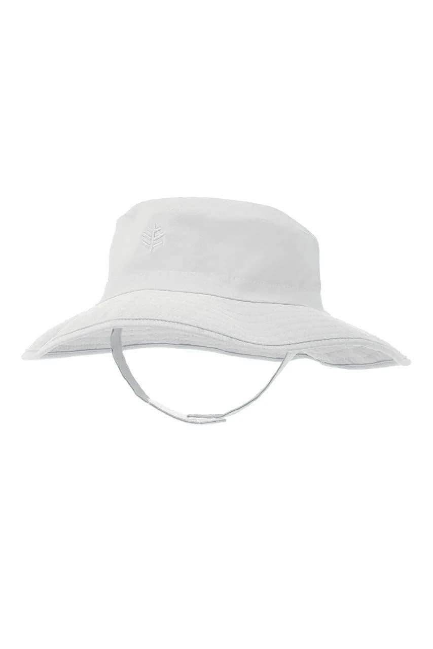 Coolibar Baby's Bucket Hat UPF 50+ Sun Protection | Water-Resistant, 6-12 Months, White