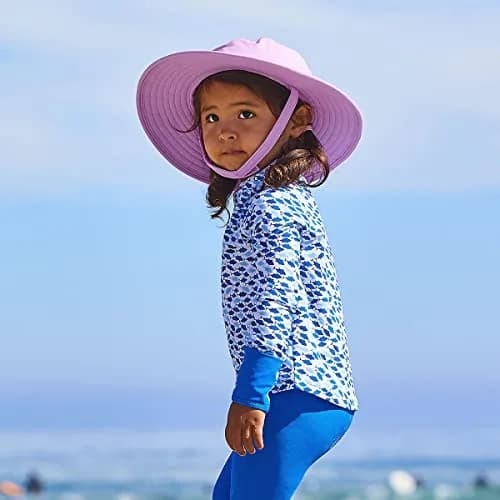 Coolibar Baby's Bucket Hat UPF 50+ Sun Protection | Water-Resistant, 6-12 Months, White thumbnail 9
