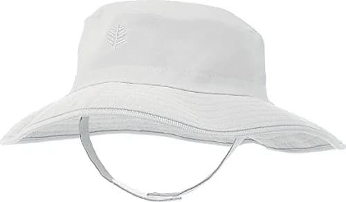 Coolibar Baby's Bucket Hat UPF 50+ Sun Protection | Water-Resistant, 6-12 Months, White thumbnail 6
