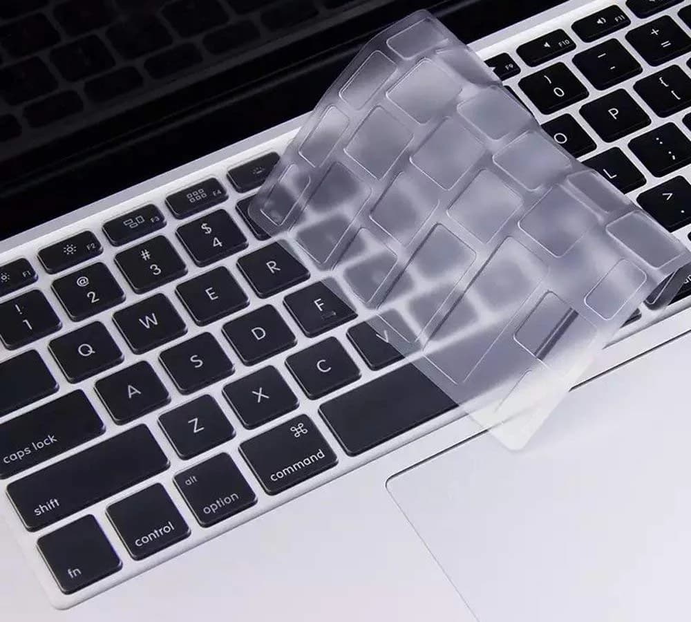 CaseBuy Ultra Thin Clear Keyboard Cover for MacBook Air 13/Pro 13/Pro 15 | Ultra Transparent & Dustproof — Clear
