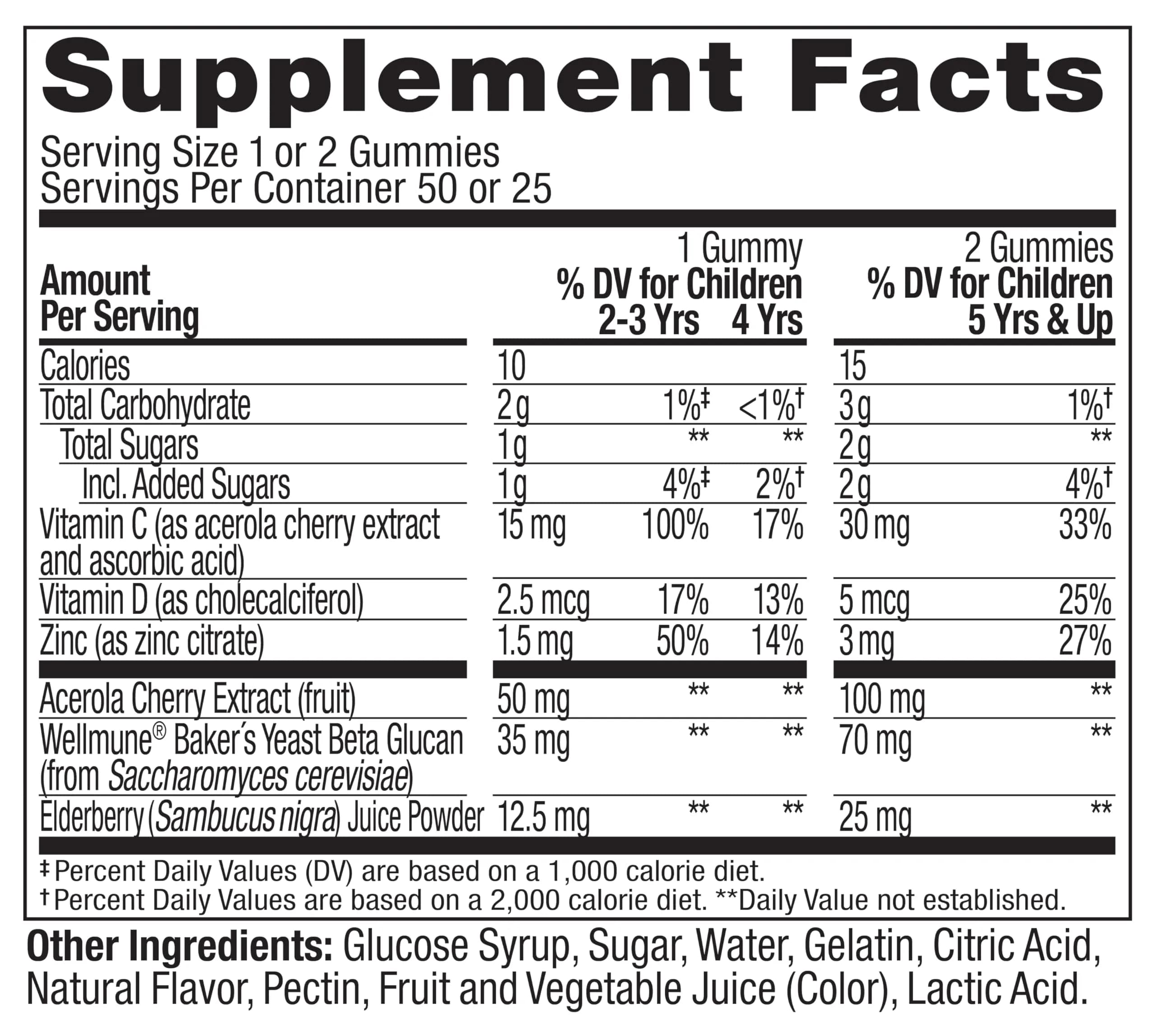 OLLY Kids Immunity Gummies Cherry Berry Flavor | 50 Count (125g) - view 6