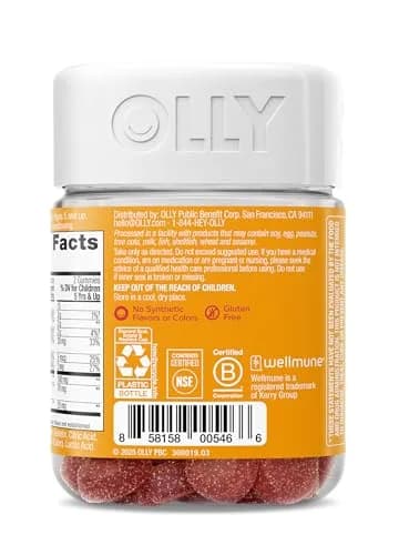 OLLY Kids Immunity Gummies Cherry Berry Flavor | 50 Count (125g) thumbnail 8