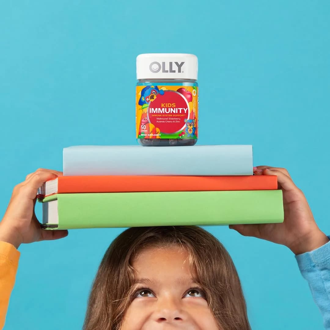 OLLY Kids Immunity Gummies Cherry Berry Flavor | 50 Count (125g) - view 4