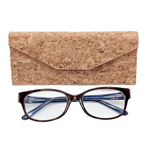 boshiho Eco-Friendly Natural Cork Sunglasses Case Foldable Triangle | Stylish, Lightweight & Animal-Free thumbnail 2