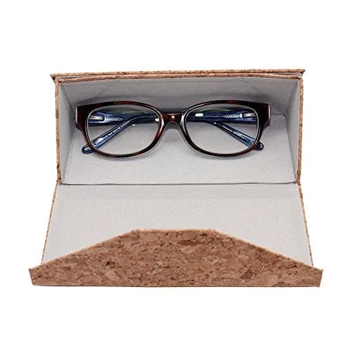 boshiho Eco-Friendly Natural Cork Sunglasses Case Foldable Triangle | Stylish, Lightweight & Animal-Free thumbnail 3