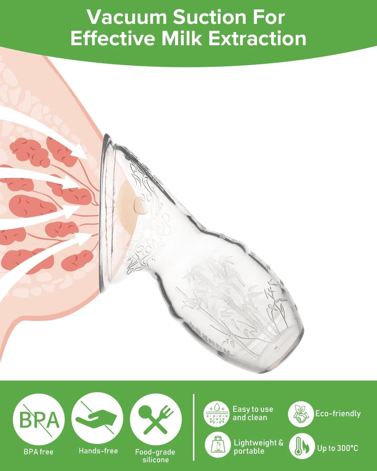 Haakaa Silicone Breast Pump 120ml (4 oz) | Award-Winning Manual Milk Collector - view 5