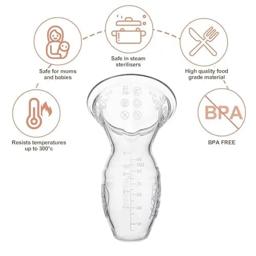 Haakaa Silicone Breast Pump 120ml (4 oz) | Award-Winning Manual Milk Collector thumbnail 3