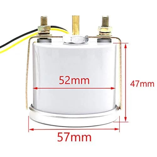 ESUPPORT 2" 52mm Car Turbo Boost Gauge Kit | 12V Electronic with White LED Display thumbnail 6