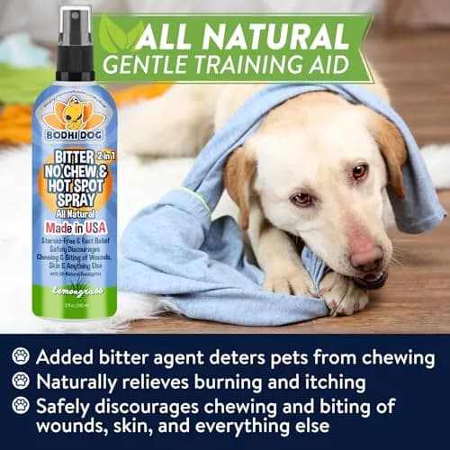 Bodhi Dog Bitter 2-in-1 No Chew & Hot Spot Spray 237ml (8 Fl Oz) | Natural Anti-Chew Remedy for Dogs thumbnail 3