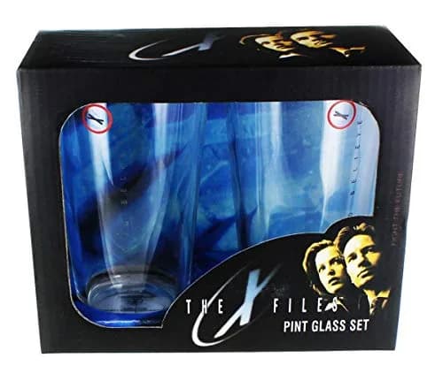 Underground Toys The X Files I Want to Believe Pint Glass Set | Officially Licensed 16oz Glasses for Fans thumbnail 2