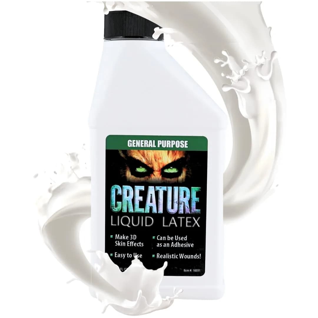 FX Latex Creature Liquid Latex Clear 16 Fl Oz (473 ml) | Professional Special Effects Makeup - main product image
