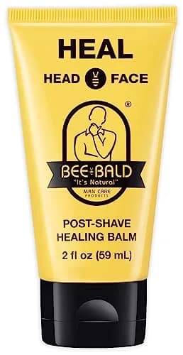 Bee Bald HEAL Aftershave Balm for Men | 177ml (6 fl oz) Pack of 3 — B01FG2H28Y