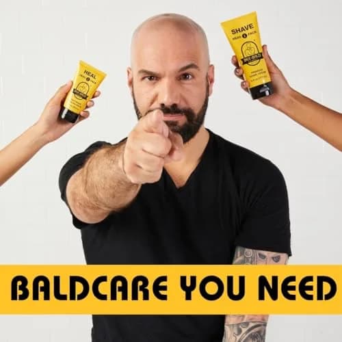 Bee Bald HEAL Aftershave Balm for Men 59ml (2 Fl Oz) | Calms Bumps & Redness thumbnail 7
